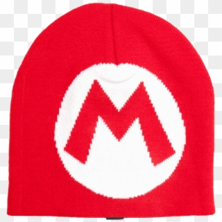 Mario Logo Beanie - Mario's Mighty Mustache 3ds Theme, HD Png Download