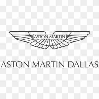 Aston Martin Of Dallas Logo - White Aston Martin Logo, HD Png Download