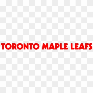 Toronto Maple Leafs Text, HD Png Download