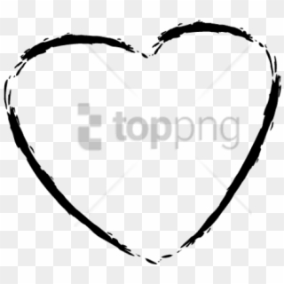 Free Png Download Heart Outline Sketch Png Images Background - Heart, Transparent Png