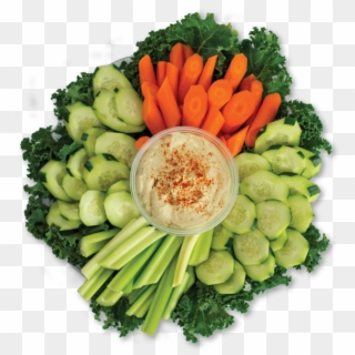 Catering Hummus And Veggies, HD Png Download