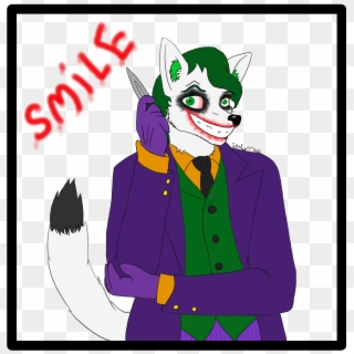 Joker Fox Gives You A Smile - Cartoon, HD Png Download