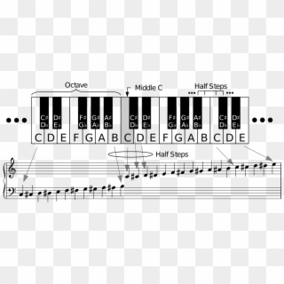 I Also Have A Pure Svg Version Of That, But Blogger - Piano Keyboard Scale, HD Png Download