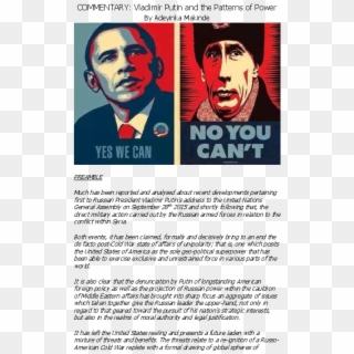 Pdf - Obama Hope Poster, HD Png Download