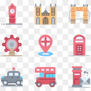 Travel To England - England Icons, HD Png Download