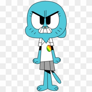 Gumball Png - Amazing World Of Gumball Angry, Transparent Png