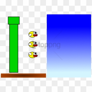 Flappy Bird Game Tutorial With Unity - Transparent Background Flappy Bird,  HD Png Download , Transparent Png Image - PNGitem