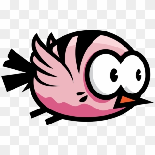 Flappy Bird Tap Columbidae - Flying Cartoon Bird Png, Transparent Png
