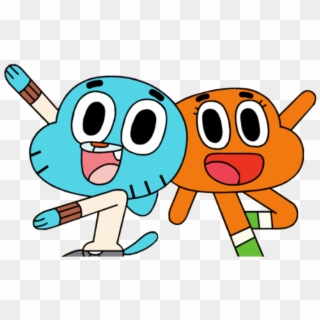 Darwin Dancing With Gumball-edj706 - Dibujos De Gumball Y Darwin, HD Png Download