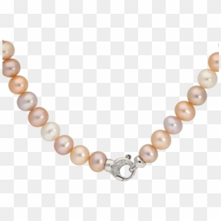 Basic Pearl Necklace - Coloured Pearl Mala, HD Png Download