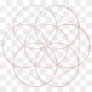 Crystal Grid For Abundance Seed Of Life - Circle, HD Png Download