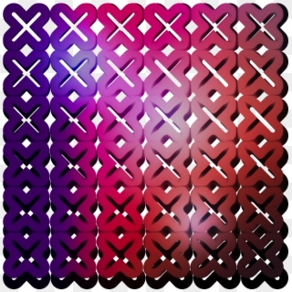 Red Grid Cross Design - Motif, HD Png Download