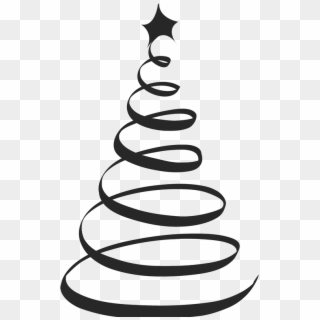 Spiral Clipart Christmas Tree ~ Frames ~ Illustrations - Arbol De Navidad Vector Png, Transparent Png