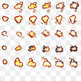 This Is All There Is, Friend - Explosion Sprite Sheet Transparent, HD Png Download
