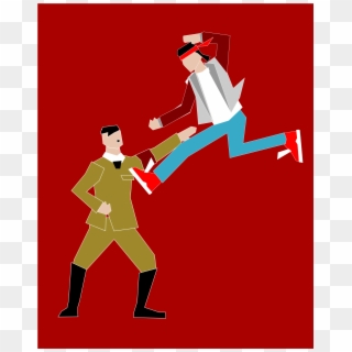 This Free Icons Png Design Of Bad Guy Vs Ninja Cop, Transparent Png