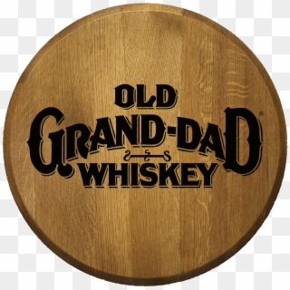 Old Grand-dad Bourbon Printed Barrel Head - Old Grand Dad Whiskey, HD Png Download