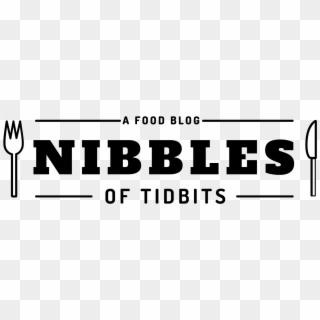 Nibbles Of Tidbits Logo - Food Blog Logo, HD Png Download