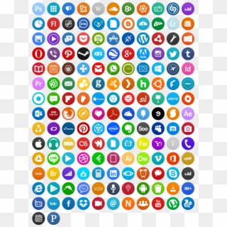 Circle Icon Pack By Martin - Wordpress, HD Png Download
