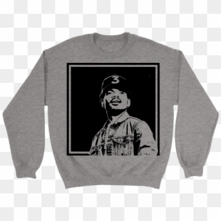 New Hip Hop Graphic Crewneck Featuring Chance The Rapper - Crew Neck, HD Png Download