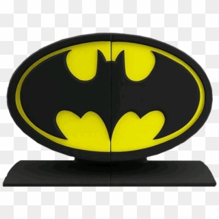 Batman Logo Bookends Statue - Batman Led Door Projector, HD Png Download
