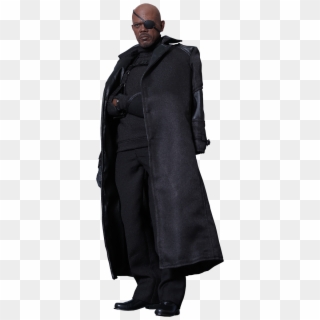 Captain America The Winter Soldier Nick Fury Hot Toys - Captain Marvel Nick Fury Png, Transparent Png