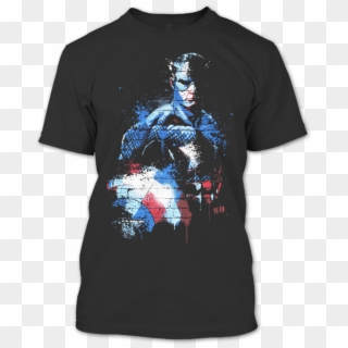 Captain America Shield Metal T Shirt - Captain America, HD Png Download