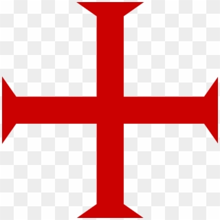 Above Is The Familiar Cross Of The Knights Templar, - Cross Of The Knights Templar, HD Png Download