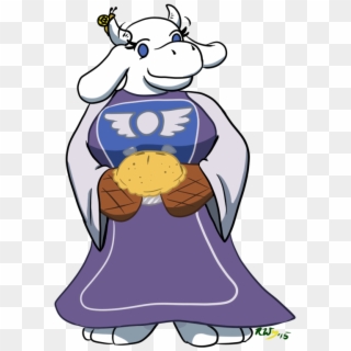 A Doodle Of Toriel From The Game Undertale - Cartoon, HD Png Download
