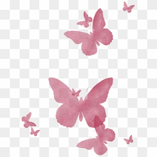 Pink Butterflies - Butterfly Transparent Pink Png, Png Download