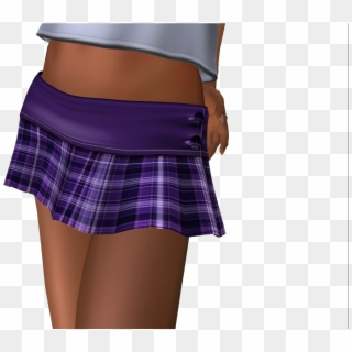 Mesh Tartan Skirt In 5 Sizes - Tartan, HD Png Download