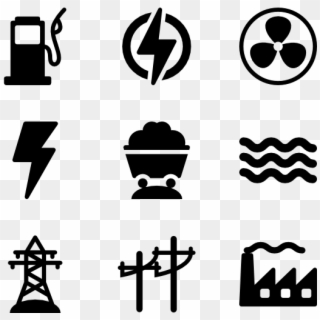 Energy Power Generation - Power Energy Icon, HD Png Download