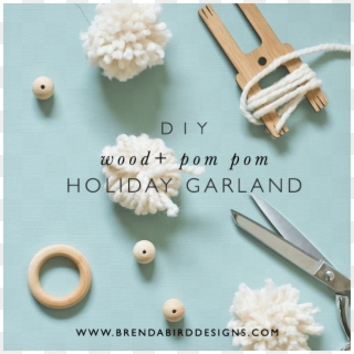 15 Minutes For This Pom Pom Winter Holiday Garland - Utility Knife, HD Png Download