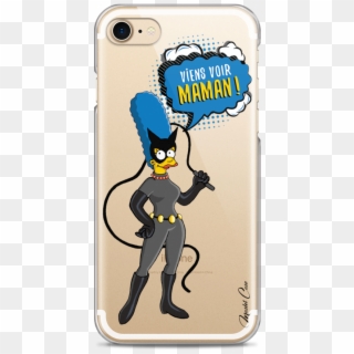 Coque Iphone 7/8 Marge Simpson Cartoon Design- Viens - Coque Iphone 7 Les Simpson, HD Png Download