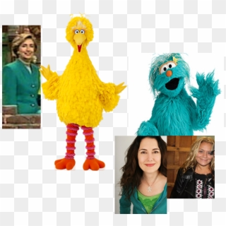 Hillary Clinton Png - Elmo Big Bird Sesame Street Characters, Transparent Png