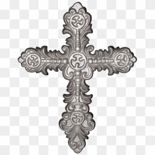 Prussian Cross Item - Ornate Cross, HD Png Download