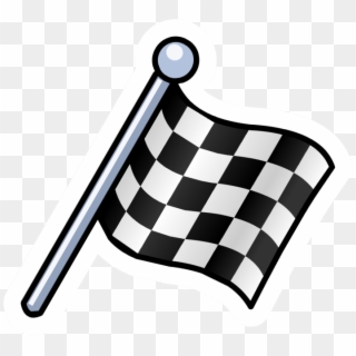 Checkered Flag Icon - Queen Elizabeth On Chess Floor, HD Png Download