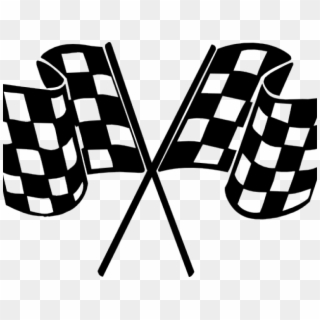 Racing Clipart Racing Flag - Transparent Checkered Flag Vector, HD Png Download