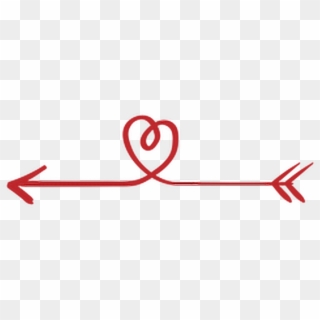 #red #heart #arrow #heartarrow #heartarrows #redheart - Handwriting, HD Png Download