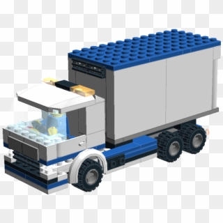 Original Lego Creation By Independent Designer - Trailer Truck, HD Png Download