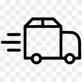 Truck Delivery Shipping Van Fast Package Svg Png Icon - Delivery Truck Icon Png, Transparent Png