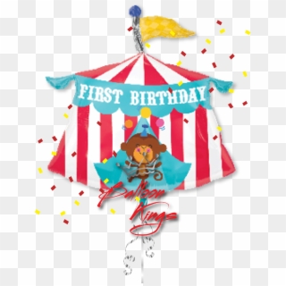 1st Birthday Circus Tent - First Birthday Circus, HD Png Download