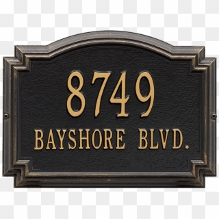 Williamsburg Standard Wall Address Plaque, Two Lines - Commemorative Plaque, HD Png Download