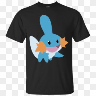 258 Mudkip Pokemon T Shirt & Hoodie - Rugby Shirts Funny, HD Png Download