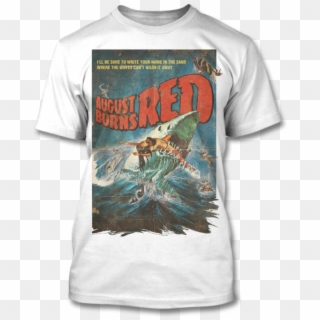 Shark Attack T-shirt - Pigeons Of Shit Metal Shirt, HD Png Download