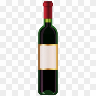 Free Png Bottle Of Red Wine Png Vector Png Images Transparent - Clip Art, Png Download