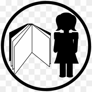 Big Image - Book Woman Reader Icon, HD Png Download