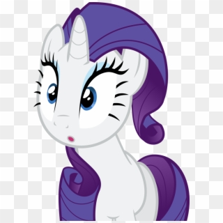 Rarity Vector By Flawlesstea - My Little Pony Rarity Surprised, HD Png Download