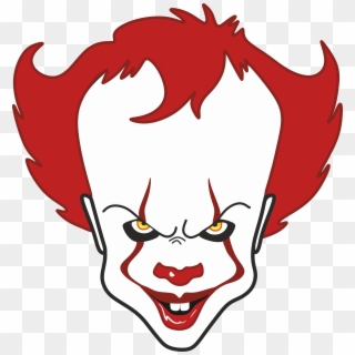 Joker Painting, Rock Painting, Halloween Drawings, - Easy Pennywise Drawing, HD Png Download