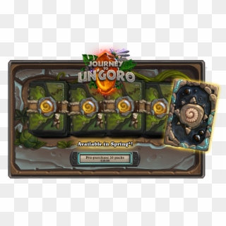 Enus Prepurchaseung Logo Hs Lightbox Lw - Hearthstone Pack Journey To Un Goro, HD Png Download