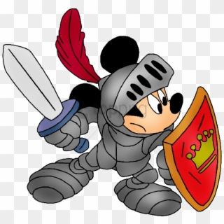 Free Png Download Mickey Mouse With Sword Png Images - Mickey Cartoon Baby, Transparent Png